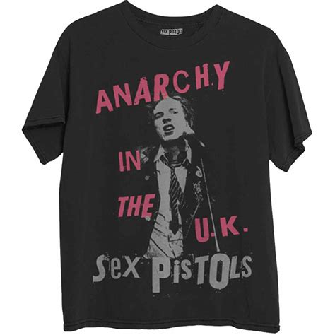 Sex Pistols Tričko Anarchy In The Uk Black Pánske Musicwear Tričká Mikiny