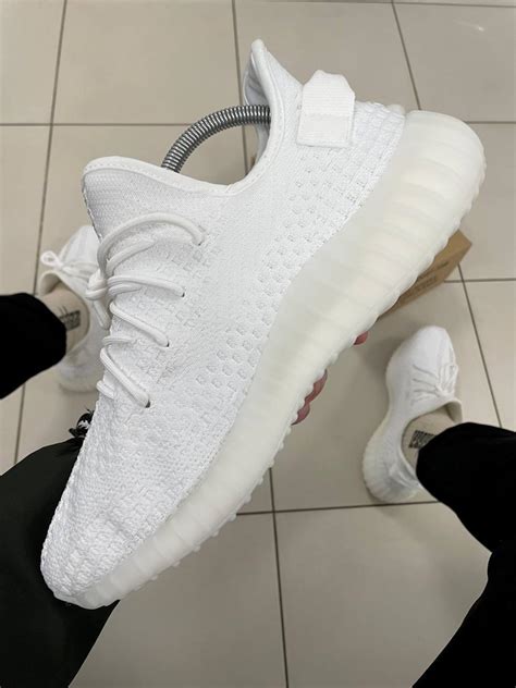 Кроссовки мужские Adidas Yeezy Boost 350 V2/легкие мужские белые летние ...