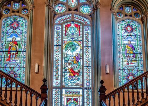 Stunning Scottish Castle Dalmoak Castle Featuring Largest Stained