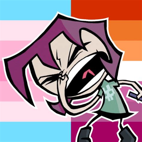 Invader Zim Binary Lgbtq Lesbian Boss Pride Icon Lgbt Pride