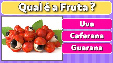 Qual O Nome Da Fruta Quantas Frutas Voc Conhece Youtube