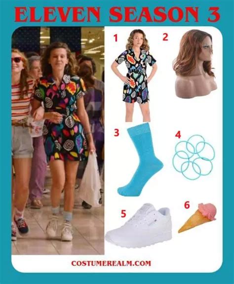 Eleven Season 3 Outfits Stranger Things Costume Stranger Things