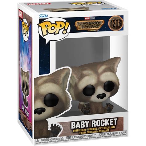 Guardians Of The Galaxy Volume 3 Baby Rocket Pop Vinyl Figure 1208