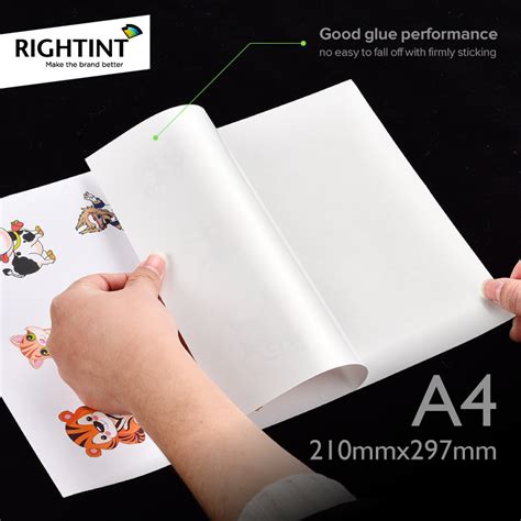 Carton Synthetic Paper Rightint A Oem Adhesive Label Sticker Vinyl