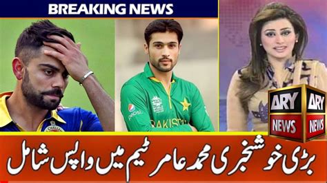 Muhammad Amir Back In Pakistan Team Asia Cup 2022 Muhammad Amir