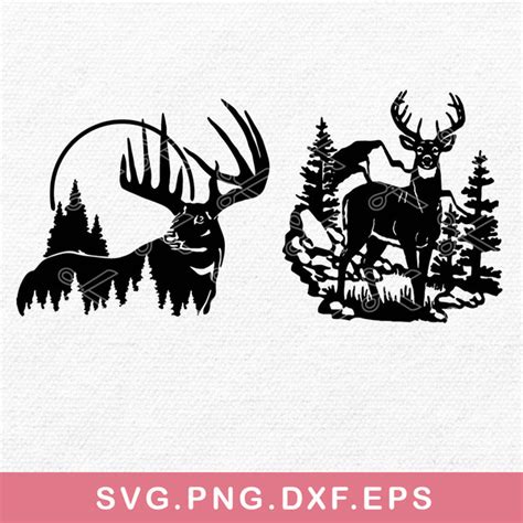 Deer Svg Collection For Cricut Silhouette