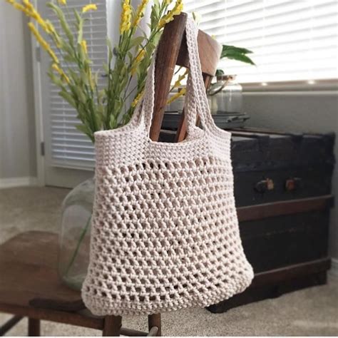 Diy Crochet Pattern The Market Tote Crochet Pattern Etsy Crochet Market Bag Crochet Tote