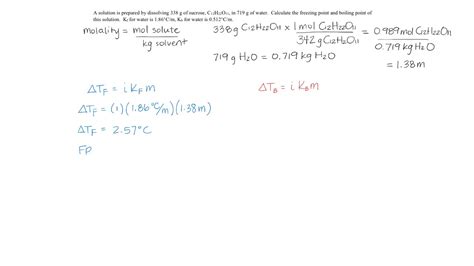 Freezing Point Depression And Boiling Point Elevation Youtube