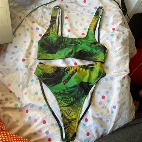 Collusion Bikini Set In Perfect Condition Worn Depop