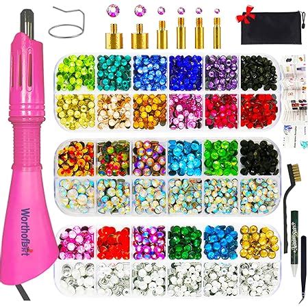 Worthofbest Hotfix Rhinestone Setter Applicator ToolKit Hot Fixed