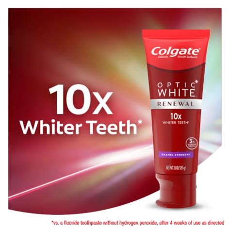 Colgate Optic White Renewal Enamel Strength Teeth Whitening Toothpaste