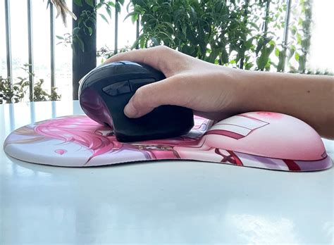 Genshin Impact Yae Miko Gaming Mat With Wrist Rest Boob Desk Etsy UK