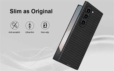 Kaisenkec Slim And Thin Carbon Fiber Case For Samsung