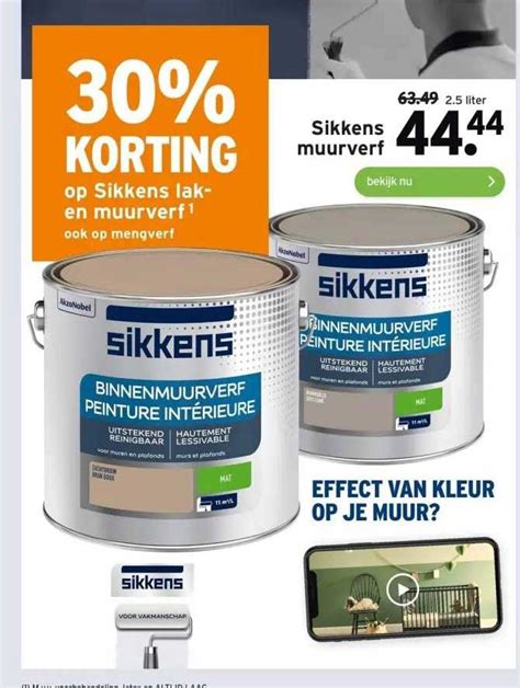 Sikkens Muurverf 30 Korting Aanbieding Bij GAMMA 1Folders Nl