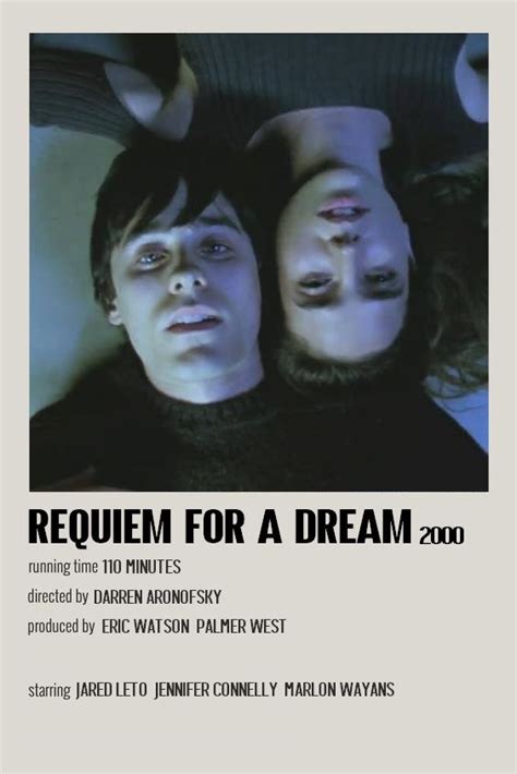 requiem for a dream alternative movie poster minimalist polaroid ...