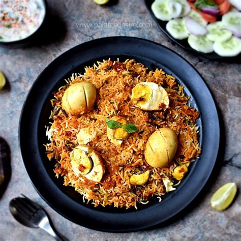 Hyderabadi Egg Biryani Recipe