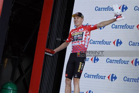 Vuelta Il Nuovo Leader Mike Teunissen Indossare Questa Maglia