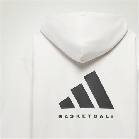 Clothing - adidas Basketball Hoodie - White | adidas South Africa