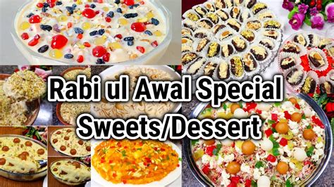 Rabi Ul Awal Special Sweets Dessert Recipes By Tasty Food With Maria