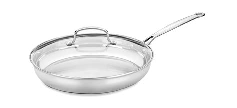 Cuisinart Chef S Classic 12 Stainless Steel Skillet W Glass Lid Home Kitchen Cookware