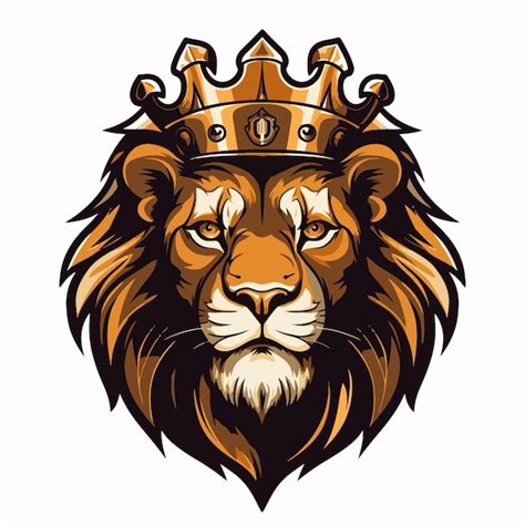 Lion, Mascotte | Vecteur Premium