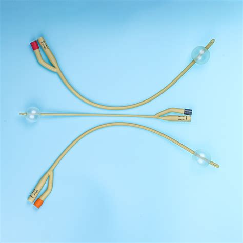 Medical Disposable Way Standard Latex Foley Catheter With Balloon