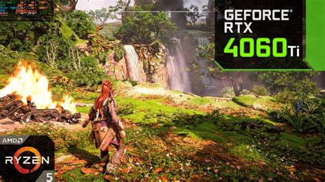 Horizon Forbidden West RTX 4060 Ti Ryzen 7500F 1080p Ultra