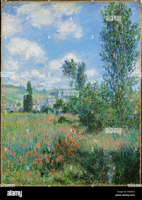 View of Vétheuil Artist Claude Monet French Paris 1840 1926 Giverny