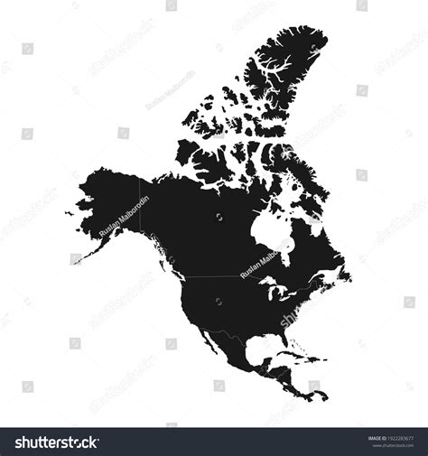 Political Map North America Images Stock Photos Vectors