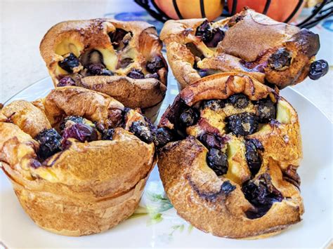 Easy Blueberry Popovers Recipe Plum Deluxe Tea