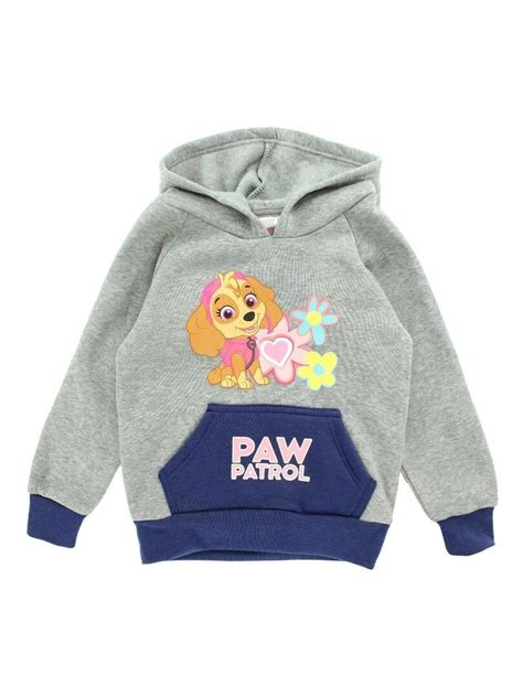 La Pat Patrouille Sweat Fille Imprim La Pat Patrouille Gris