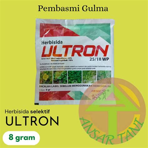 Jual Herbisida Sistemik Selektif Ultron Gram Shopee Indonesia