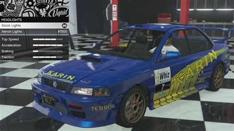 Gta 5 Dlc Vehicle Customization Karin Sultan Classic Subaru