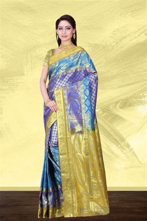 Woven Art Silk Saree In Multi Ucchal Fashion