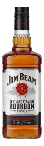 Jim Beam White Bourbon Whisky Americano 1000ml MercadoLivre