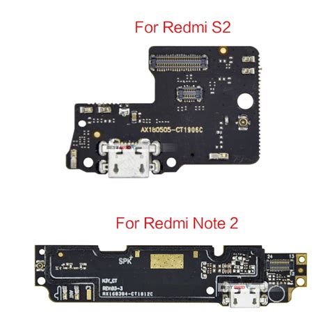 Puerto De Carga Cable Flexible Inferior Para Xiaomi Redmi Note S