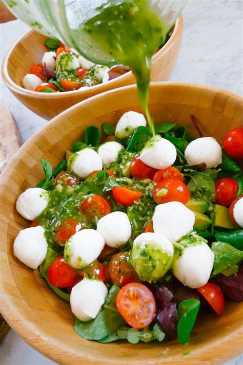 Caprese Salad With Pesto Dressing The Londoner