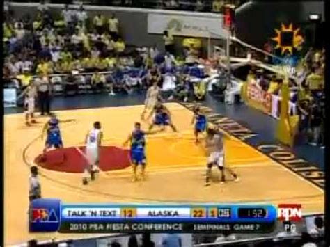 Talk N Text Vs Alaska 8 4 10 Semifinals Game 7 Part 3 YouTube