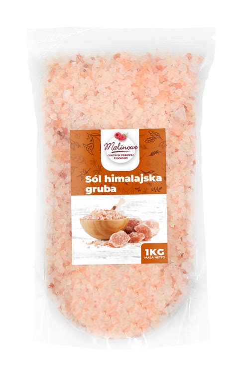 Sól Himalajska gruba 1kg Malinowe Sklep EMPIK