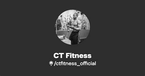 CT Fitness Instagram Facebook TikTok Linktree