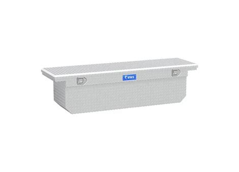 Uws Low Profile Deep Single Lid Aluminum Angled Crossover Tool Box