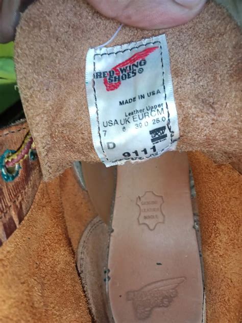 Red Wing 9111 Mens Fashion Footwear Boots On Carousell