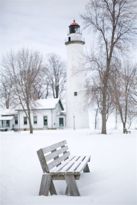 Free Images Snow Lighthouse White Bench House Tower Weather