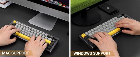 Epomaker Ek Wireless Gaming Keyboard Hot Swappable Gasket Mechanical Keyboard With Metal