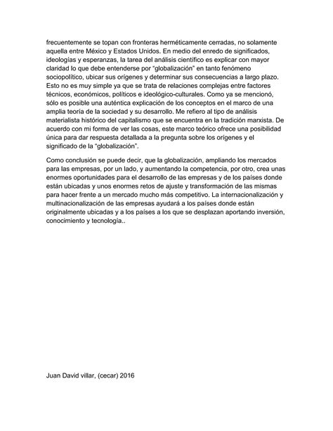 La Globalizacion PDF Descarga Gratuita