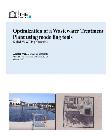 Optimization Of A Wastewater Treatment Plant Using Modelling Tools