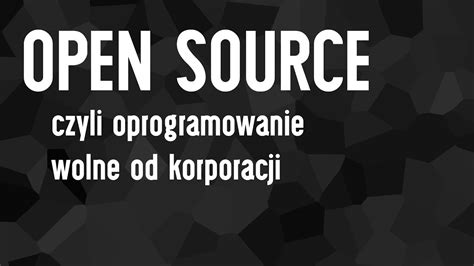 Open Source Wolne Oprogramowanie Youtube