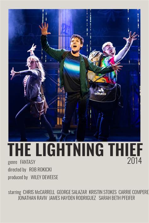 The Lightning Thief By Cari Percy Jackson Musical Broadway Musicals Posters Musical Theatre