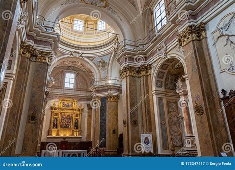 L Aquila Abruzzo Church Of Santa Maria Del Suffragio Stock Image