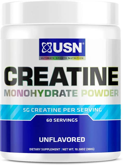 Amazon Usn Supplements Pure Creatine Monohydrate Powder Grams